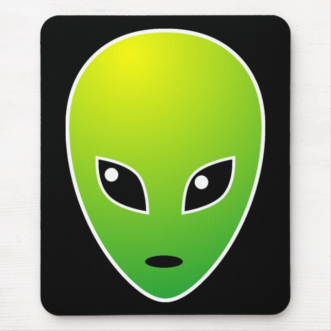 ET - on Black - Vertical Mouse Mat (Front)