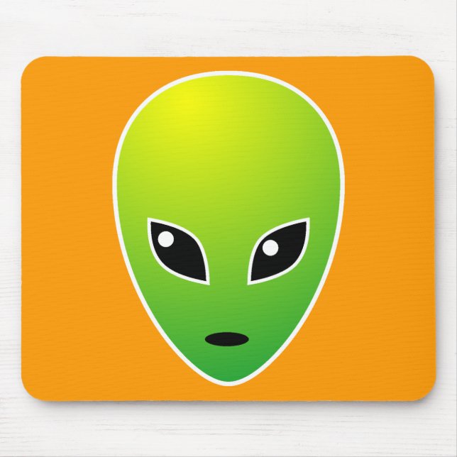 ET - on Orange Mouse Mat (Front)
