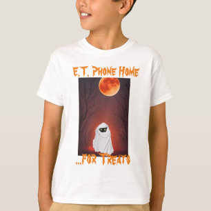 ET Phone Home Funny Halloween Quotes kid's T-Shirt