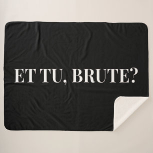 Et Tu, Brute? Shakespeare's Julius Caesar III Sherpa Blanket