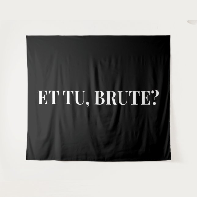 Et Tu, Brute? Shakespeare's Julius Caesar III Tapestry (Front (Horizontal))