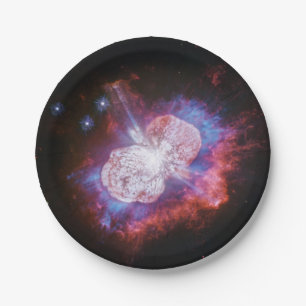 Eta Carinae Binary Star System Fireworks Paper Plate