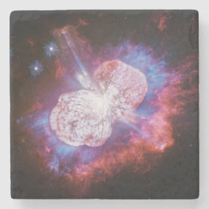 Eta Carinae Binary Star System Fireworks Stone Coaster