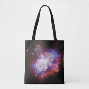 Eta Carinae Binary Star System Fireworks Tote Bag