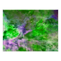 Eta Carinae Nebula Enhanced Green