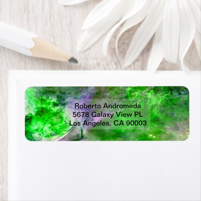 Eta Carinae Nebula Enhanced Green, ZGOS Address (Insitu)