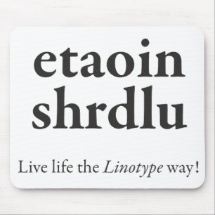 Etaoin Mouse Mat
