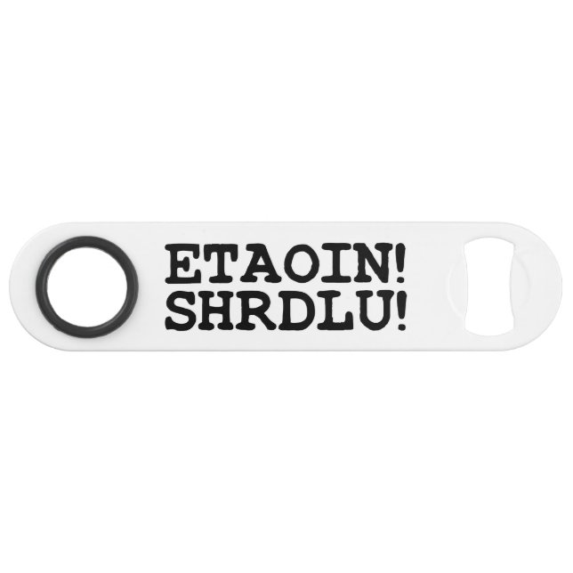 ETAOIN! SHRDLU! (Front (Horizontal))