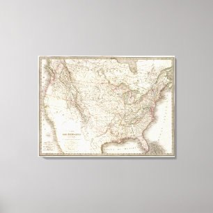 EtatsUnis d'Amerique - United States of America Canvas Print