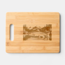 Etched Wooden Cutting Board