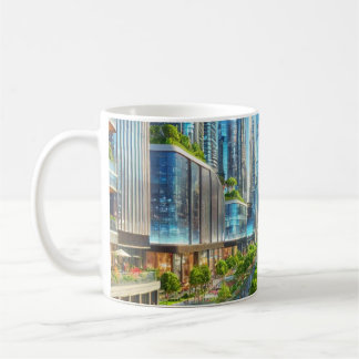 Eterity Metropolis - Futuristic Cityscape  Coffee Mug
