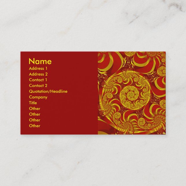 Eternal 3 business card (Front)