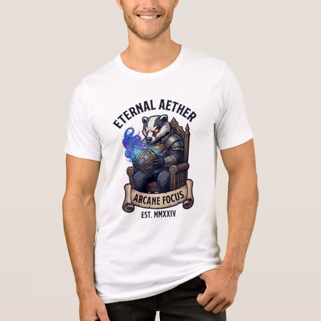Eternal Aether Arcane Focus Badger Tri-Blend Shirt (Front)