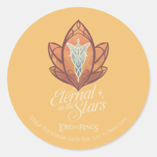 Eternal as the Stars Evenstar Graphic Classic Round Sticker