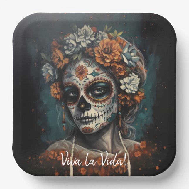 Eternal Beauty, custom Paper Plate (Front)