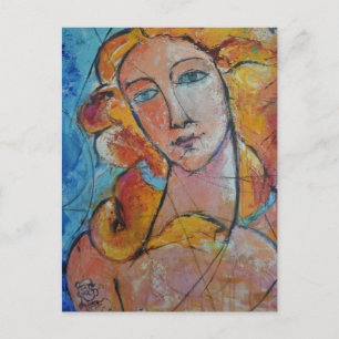 Eternal beauty vertical postcard