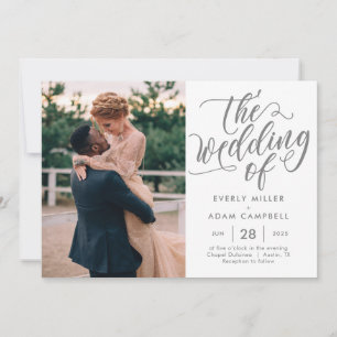 Eternal Bliss Editable Colour Wedding Invitation