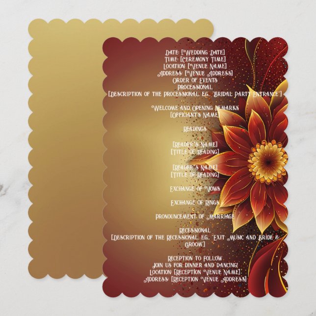 Eternal Bloom: A Timeless Celebration of Love (Front/Back)