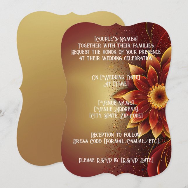 Eternal Bloom: A Timeless Celebration of Love (Front/Back)