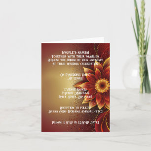 Eternal Bloom: A Timeless Celebration of Love Invitation