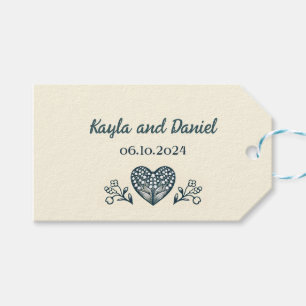 Eternal Blooms, Custom Wedding Gift Tags
