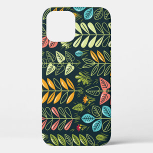 Eternal Blooms: Hand-Drawn Floral Elegance iPhone 12 Case