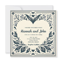 Eternal Blooms Wedding Invitation