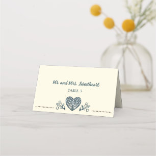 Eternal Blooms Wedding Place Card