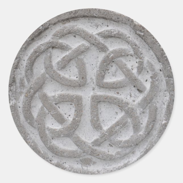 Eternal Celtic Knot Stone Envelope Seal (Front)