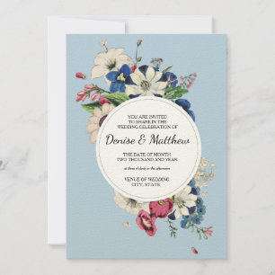 Eternal Collection in Omphalodes Blue Invitation
