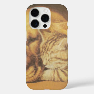 Eternal Companions | Beautiful Cat & Dog Cuddling iPhone 16 Pro Case