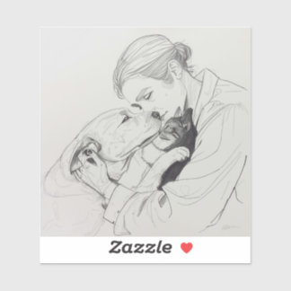 Eternal Companions: Black & White Pet Bond Paintin