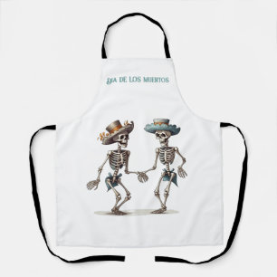 Eternal Dance Dia de los Muertos Calaveras Apron