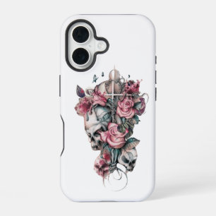 "Eternal Edge: Cross, Skull & Roses Tough iPhone 1 16 Case