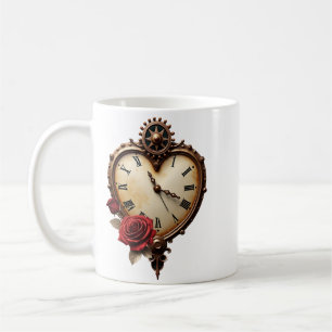 Eternal Elegance – Clockwork Heart Coffee Mug