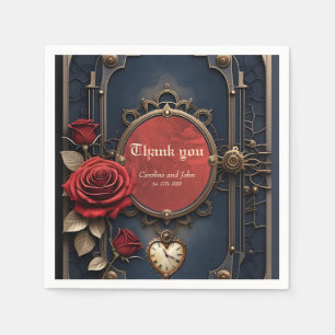 Eternal Elegance – Clockwork Heart. Napkin