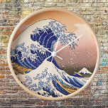 Eternal Elegance: Japanese Nami Great Wave Clock<br><div class="desc">Transform your space with the Nami Great Wave Round Clock, inspired by the legendary "Great Wave off Kanagawa." This clock captures Japan’s iconic artistry, combining powerful blue waves and timeless elegance. Crafted with a premium wooden frame, it’s more than just a clock—it’s an homage to culture, evoking calm and inspiring...</div>