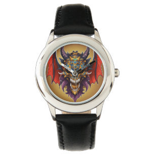 "Eternal Elegance: The Dragon Guardian Timepiece" Watch