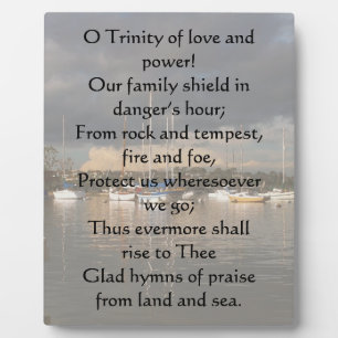 Eternal Father Strong to Save Plaque