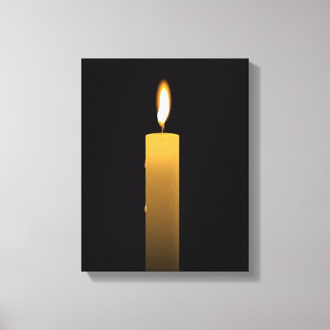 Eternal Flame Canvas Print (Front)