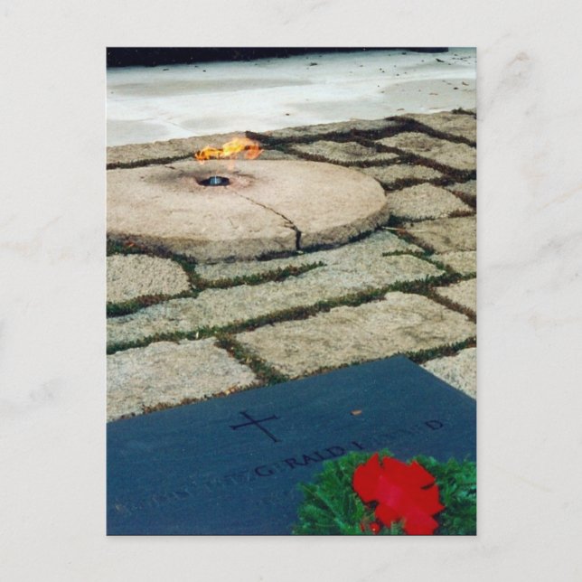 eternal flame jfk postcard (Front)