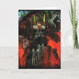 Eternal Flame Mixed Media Orig Art Greeting Card