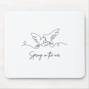 Eternal Flight Love In Motion Sticker Mouse Mat