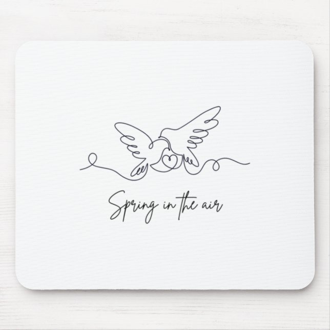 Eternal Flight Love In Motion Sticker  Mouse Mat (Front)