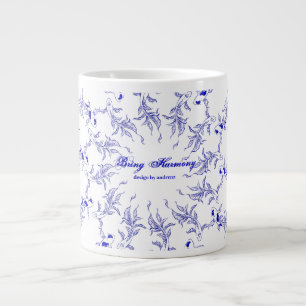 Eternal Flow Koi Art Large Coffee Mug