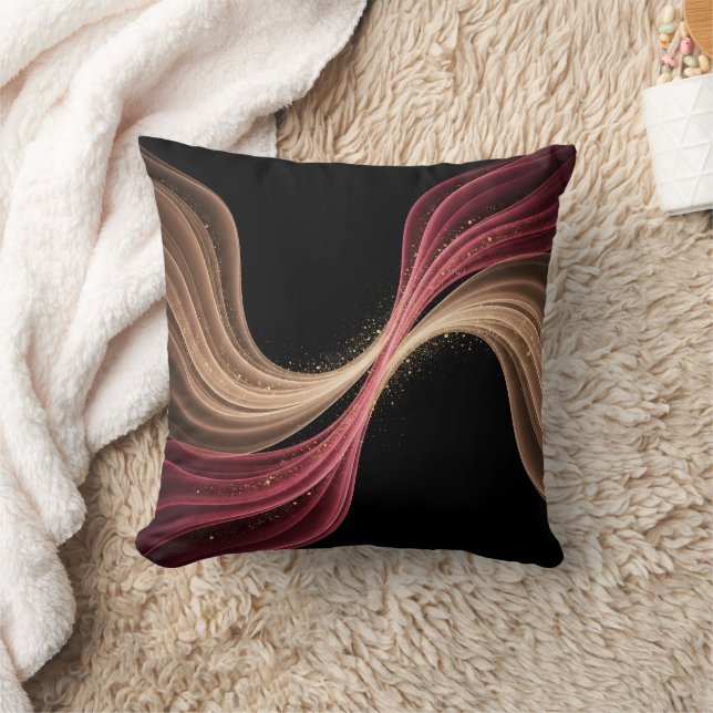 Eternal Flow of Love — Abstract Romantic Art Cushion (Blanket)