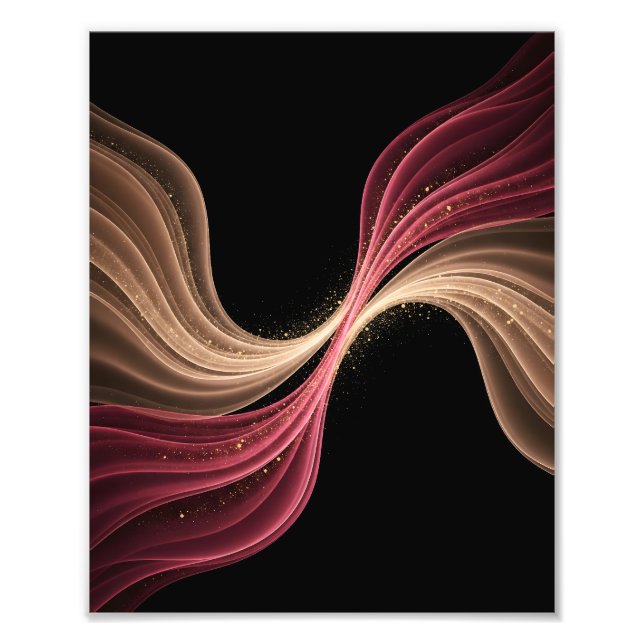 Eternal Flow of Love — Abstract Romantic Art Photo Print (Front)