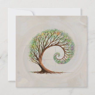 Eternal Growth - Golden Ratio Spiral Tree