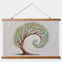 Eternal Growth - Golden Ratio Spiral Tree