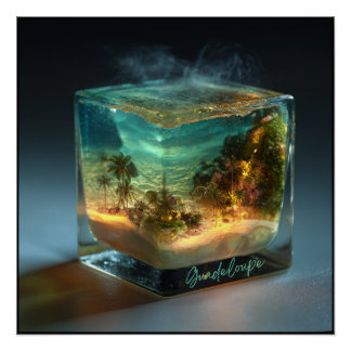 Eternal Guadeloupe: Tropical Paradise Encapsulated Poster